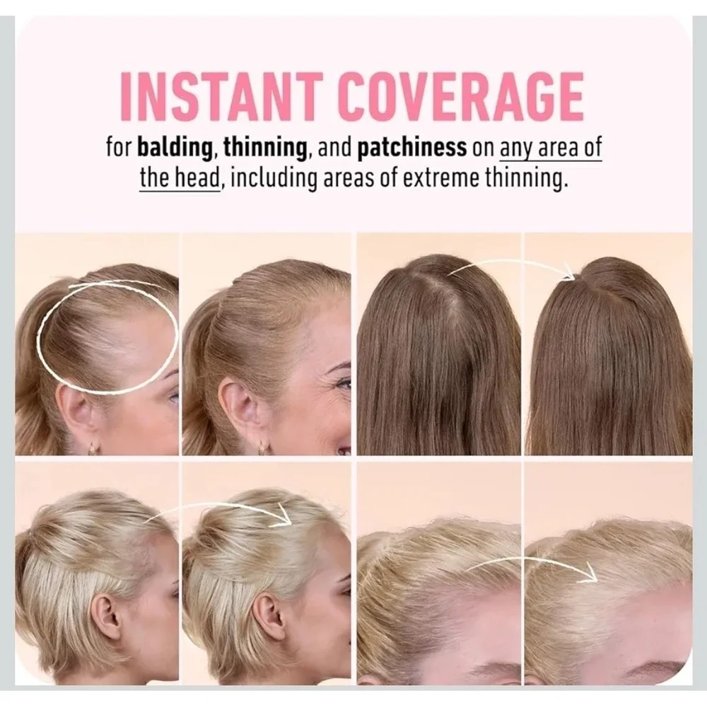 BOLDIFY Hairline Powder - Root Touch Up Hair Color for Gray Coverage - New